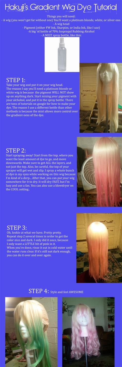 How To Dye Synthetic Wig