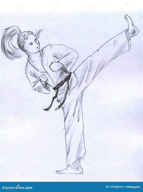 Karate Drawing