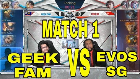 Geek Fam Vs Evos Sg Match Mpl Season Geekfam Evossg Mplmysg