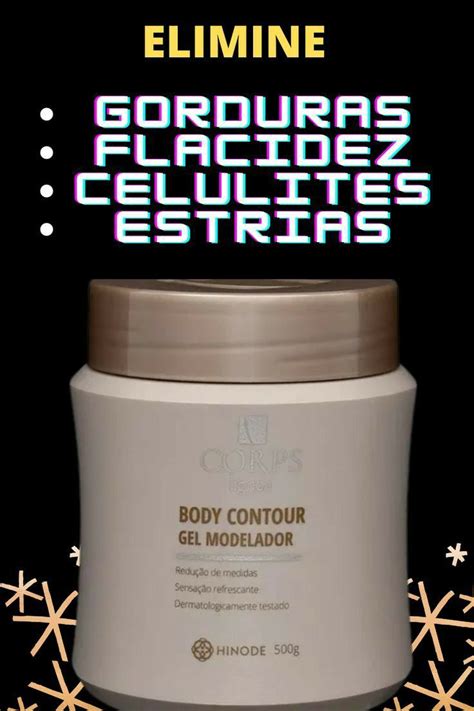 Body Contour Gel Modelator Em Fotos Dos Produtos Hinode