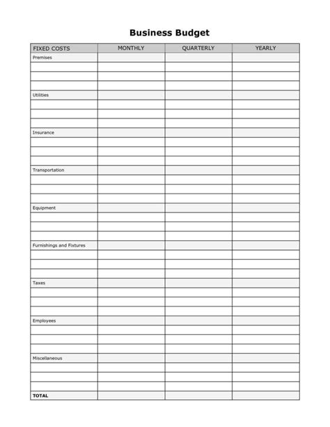 Free Blank Spreadsheet Templates Spreadsheet Templates for Business ...