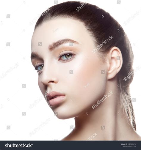 Beauty Closeup Portrait Model Girl Nude Stock Photo Shutterstock