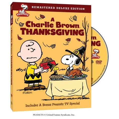 Warner Home Video A Charlie Brown Thanksgiving (Deluxe Edition) (Full Frame) DVD - Walmart.com ...