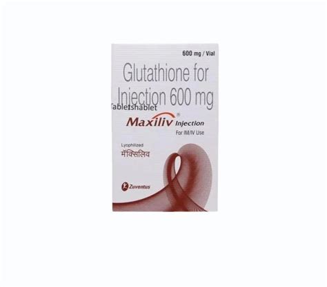 Maxiliv Mg Injection For Skin Whitening Packaging Type Box At Rs