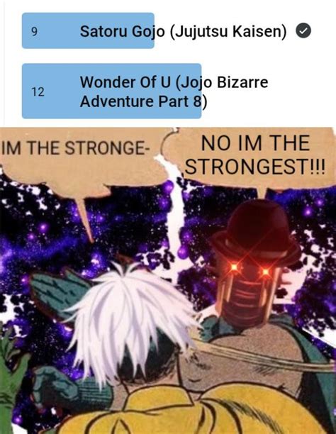 Wonder Of U: IM THE STRONGEST GOJO!!! : r/DeathBattleMatchups