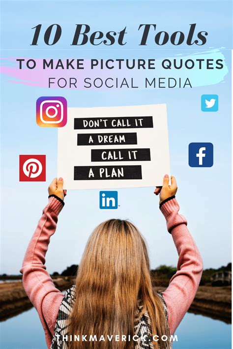 10 Best Free Tools to Make Picture Quotes for Social Media - ThinkMaverick