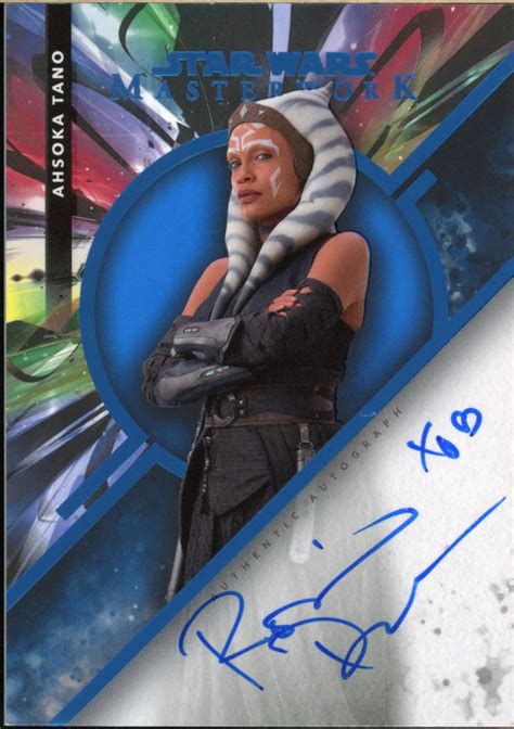 Star Wars Masterwork Ahsoka Tano Rosario Dawson Auto Rare