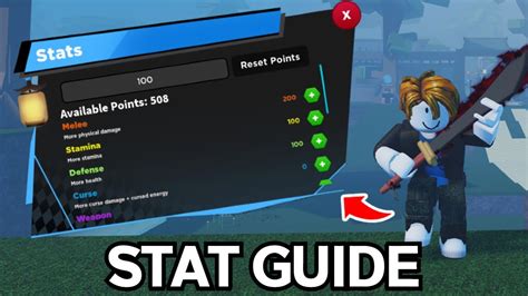 The Ultimate Stat Guide In Alpha Kaizen Roblox Youtube