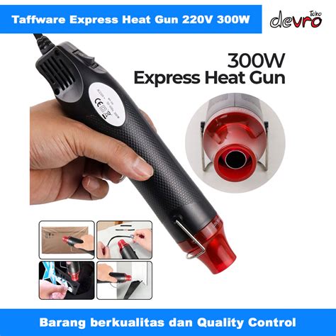 Jual Express Heat Gun Electric Hot Gun Vinyl V W Heatgun Taffware Qst Shopee Indonesia