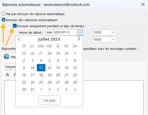 Param Trer Votre Message D Absence Sur Outlook