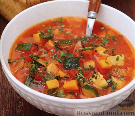 Рецепт: Овощной суп на RussianFood.com
