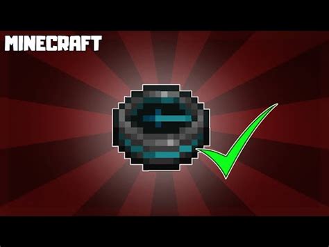 Minecraft How To Make A Recovery Compass Youtube