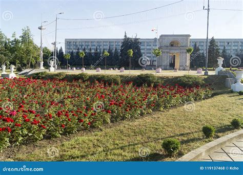 Moldova park - Chisinau stock photo. Image of president - 119137468