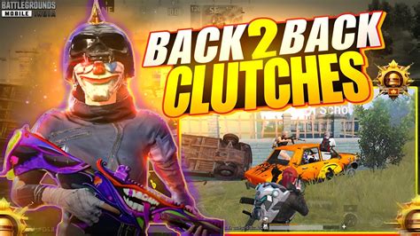 Back 2 Back Clutches🔥 1v4 Aggressive Best Rush😱 Gameplay Bgmi Pubg