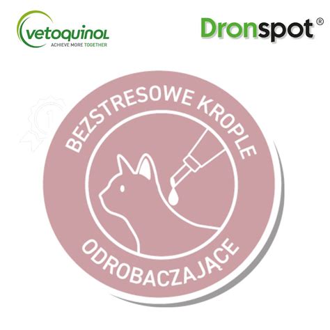 Vetoquinol Dronspot lek na odrobaczanie dla małych kotów 30mg 7 5mg