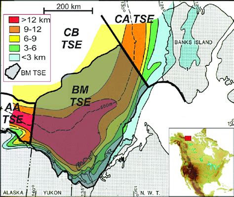 Regional Isopach Map Of Upper Cretaceous Cenozoic Strata In The