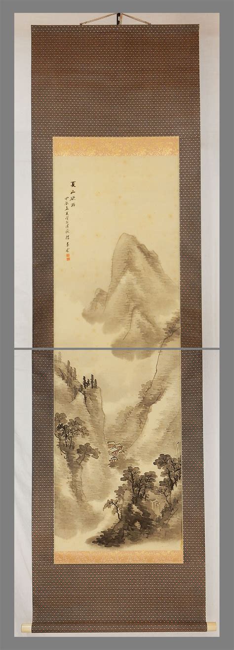 【傷や汚れあり】【真作】 小室翠雲 夏山欲雨図 南画家 肉筆 掛軸 掛け軸 日本画 の落札情報詳細 ヤフオク落札価格検索 オークフリー