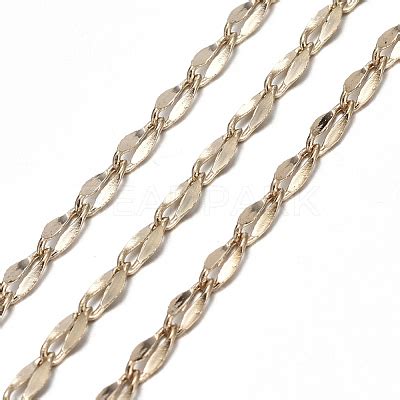 Brass Dapped Curb Chains Beadpark