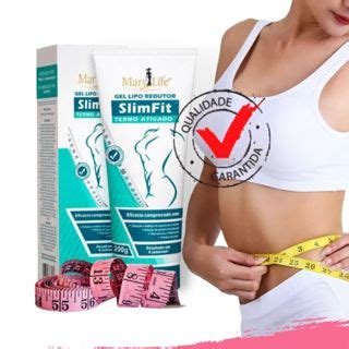 KIT 3 Gel Lipo Redutor De Medidas SlimFit Termo Ativado 150g