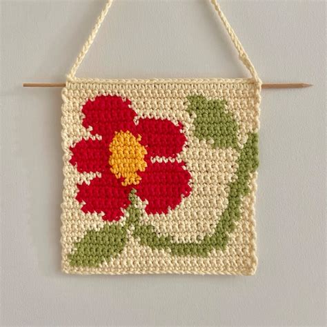 Crochet Wall Hanging Etsy