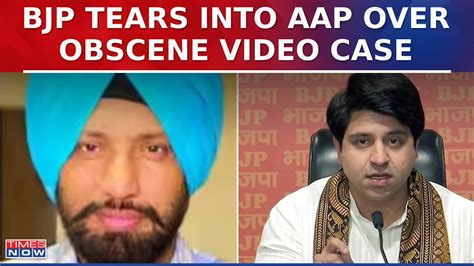 BJP Hits Out At AAP Over Balkar Singh S Obscene Video Row Demands CM