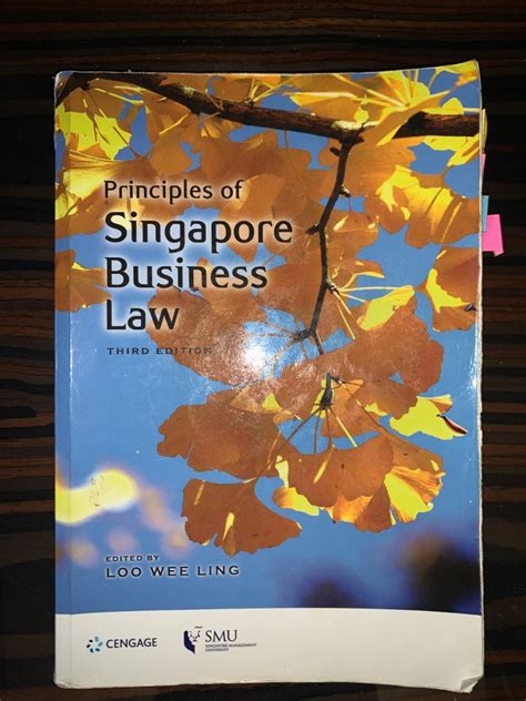 Principles Of Singapore Business Law Textbook Hobbies Toys Books