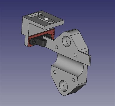 Fichier Stl Gratuit Monture Cach E Hypercube Evolution Y Endstopobjet