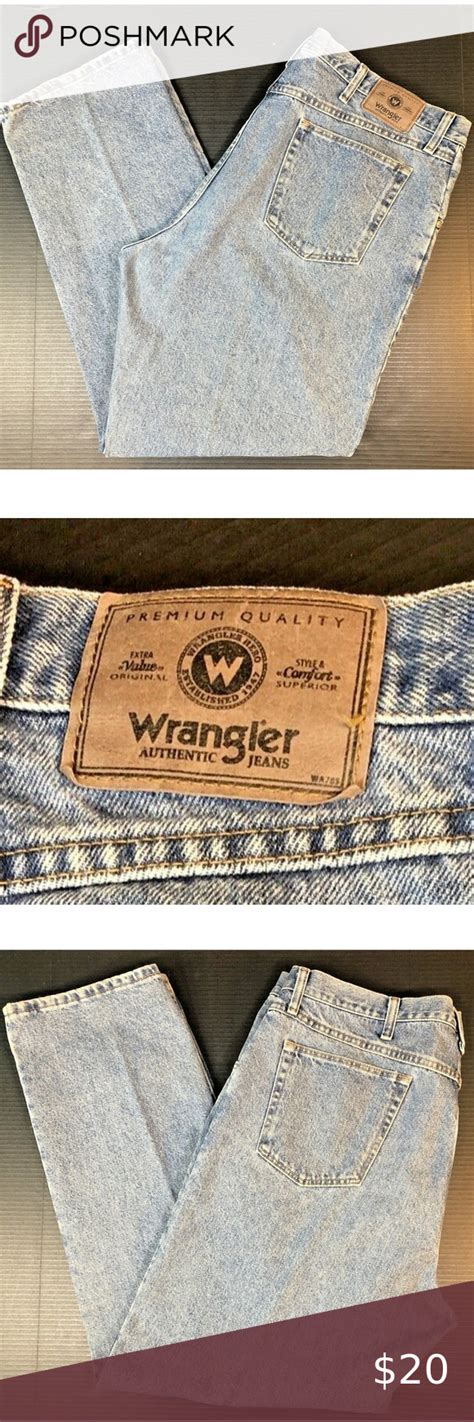 Wrangler 97601vr Mens Blue Jeans 4032 Wrangler Jeans Plus Fashion