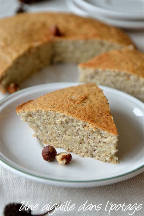 Le gâteau creusois gâteau moelleux aux noisettes Une aiguille dans