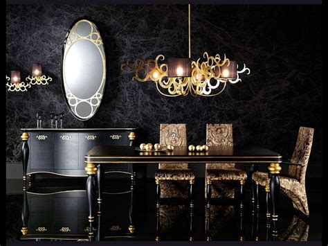 15 Refined Decorating Ideas in Glittering Black and Gold