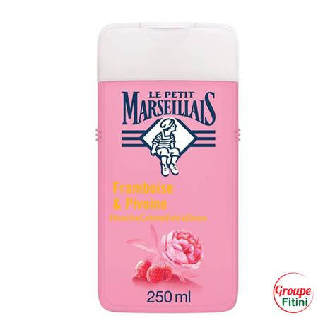 GEL DOUCHE FRAMBOISE PIVOINE 250ML LE PETIT MARSEILLAIS SodiShop