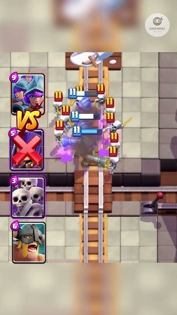 Three Musketeers Vs Witchskeleton Armyelite Barbarians😱clash Royale Short Clashroyale