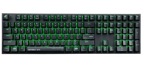 Cooler Master Launches MasterKeys Pro L NVIDIA Edition Keyboard - EVGA ...