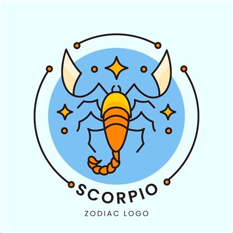 Premium Vector Flat Scorpio Logo Template