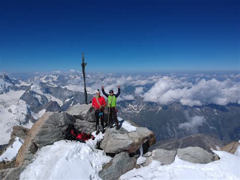 Weisshorn M Aktuelle Verh Ltnisse Vom Auf Der Route