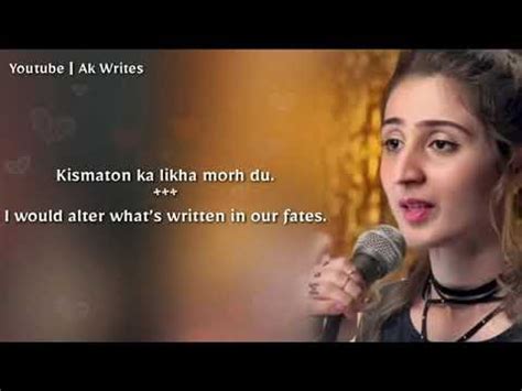 Vaaste Lyrics English Translation Dhvani Bhanushali Nikhil Dsouza