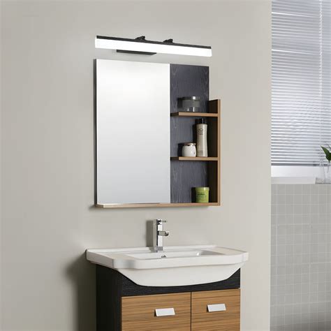 Linear Bathroom Wall Mounted Light Fixture Stainless Steel LED Modern ...