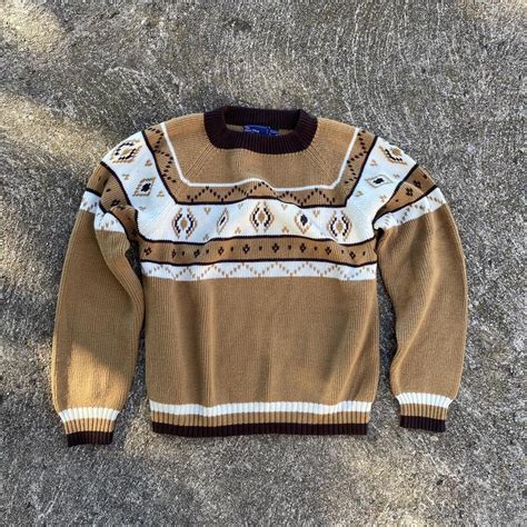 Vintage 70s Jcpenney Unique Sweater Sizel Dm For Depop