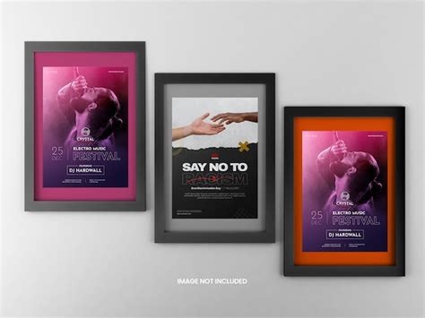 Premium Psd Frame Poster Flyer Psd Mockup