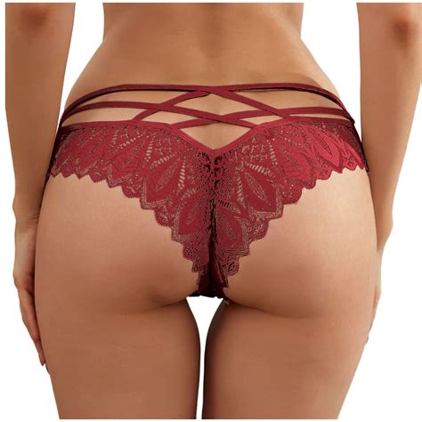 Oalirro Sexy Underwear For Women Lace Thong Panties T Back Lingerie