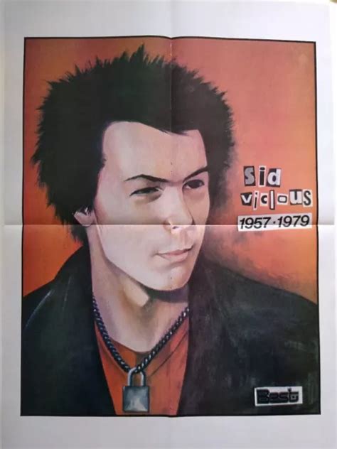 SID VICIOUS LEMMY Kilmister Motorhead Sex Pistols Poster France 35 90