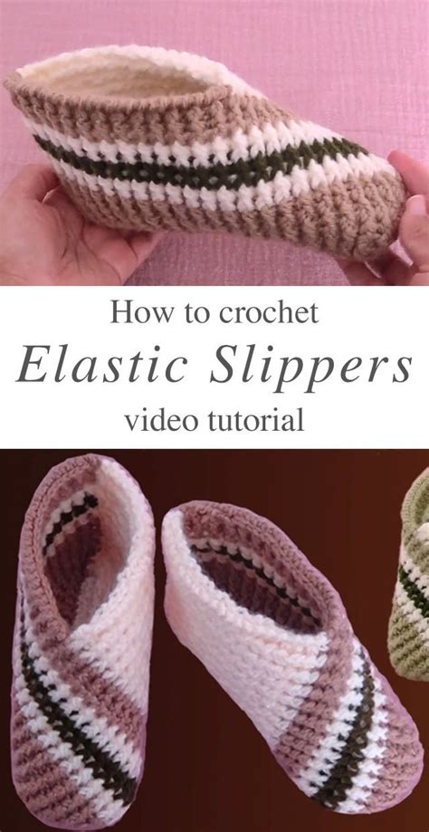 Elastic Crochet Slippers You Will Love Easy Crochet Slippers Crochet