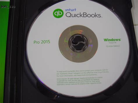 New Intuit Quickbooks Pro 2015 Desktop For Windows Usa Dvd Permanent