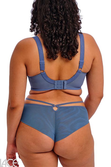 Elomi Namrah Brazilian Brief Stonewash Lace Lingerie