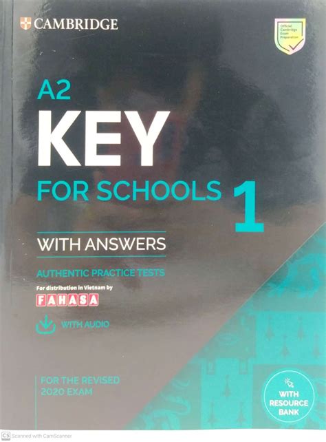 A2 Key For Schools 1 For The Revised 2020 Exam Students Book With