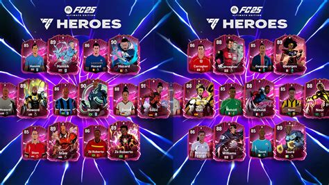 Ea Fc 25 Heroes A Full List Of New And Returning Players