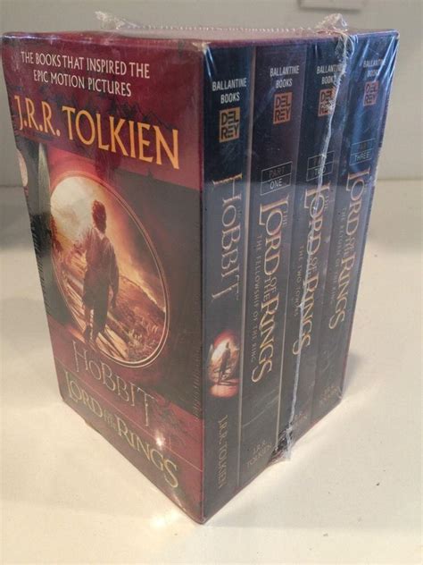 J.R.R Tolkien BOX SET HOBBIT + LORD OF THE RINGS SERIES BRAND NEW IN ...