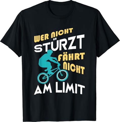 BMX Fahrrad Radfahrer lustige Sprüche Geschenk T Shirt Amazon de Fashion