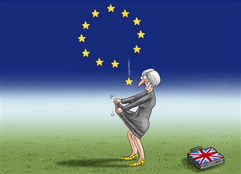 Lady Theresa Brexit May Von Marian Kamensky Politik Cartoon Toonpool