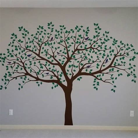 Large Tree Wall Decals Trees Decal Nursery Tree Wall Decals Tree Mural